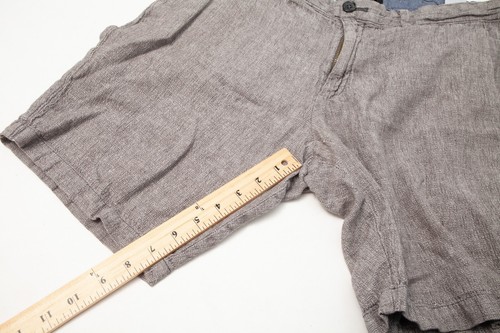 Banana Republic Shorts Herren 35 grau meliert Leinenmischung Aiden Short - Bild 7 von 8
