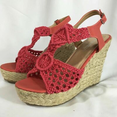 Pink Wedges Size