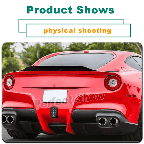 Alerón trasero de carbono real maletero alerón labio para Ferrari F12 Berlinetta 13UP - Imagen 8 de 9