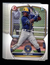 2023 Bowman Luis Lara 1st  Bowman Paper Lot of 25