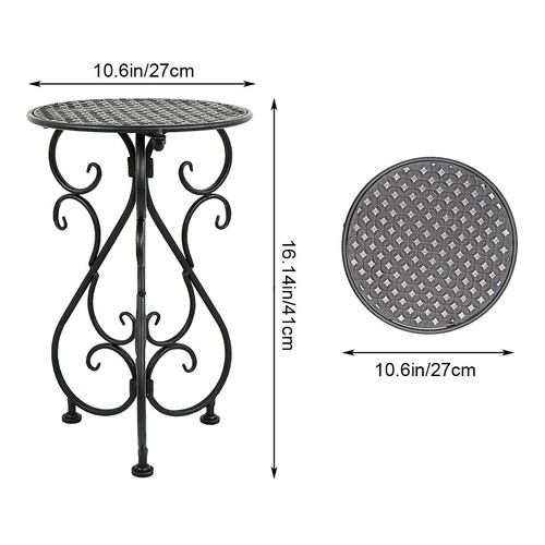 DelSol Plant Stand Metal Flower Pots Holder Indoor Display Rack Corner Outdoor - Picture 39 of 51