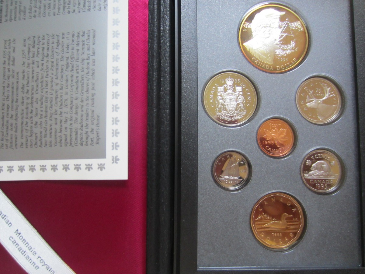 1995 Canada Proof Double Dollar Special Edition Mint set (7 Coins