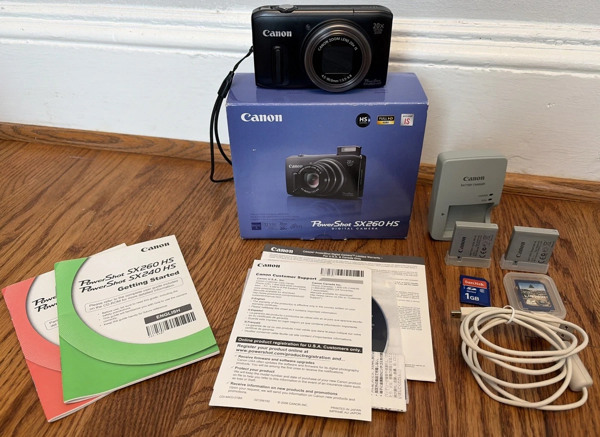 Canon PowerShot SX260HS ジャンク品 Canon PowerShot Canon Powershot Sx260 Hs Digital Cameras for sale