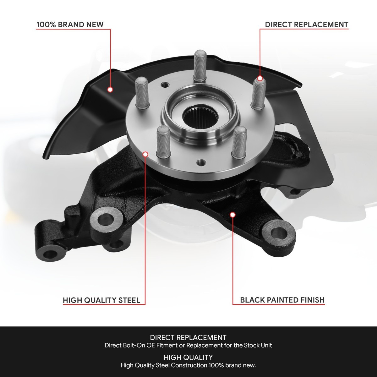 Fit 07-15 Mazda CX-7 CX-9 Front Left Driver Side Loaded Wheel