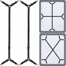 Bed Sheet Holder Straps - Sheet Straps Adjustable Bed Sheet Clips Fasteners K...