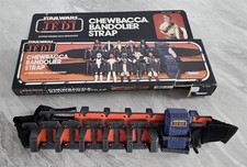 S-131 VINTAGE 1980'S KENNER STAR WARS CHEWBACCA BANDOLIER STRAP WITH BOX