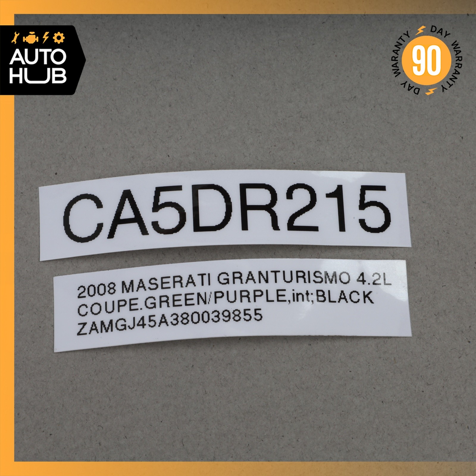 04-19 Maserati GranTurismo M145 Auxiliary AUX Circulation Water Pump OEM