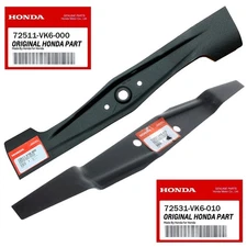 Genuine OEM Honda 72511-VK6-000 & 72531-VK6-010 Mower Blade Set for HRC216 K2-K3