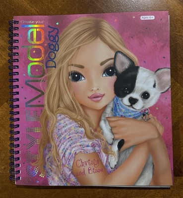 Depesche TOP Little Folks Create Your Style Model Doggy Drawing Sticker Book