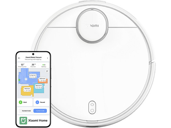 USADO Robot aspirador - Xiaomi Robot Vacuum S12, 45W, WiFi, Autonomía 130 min,