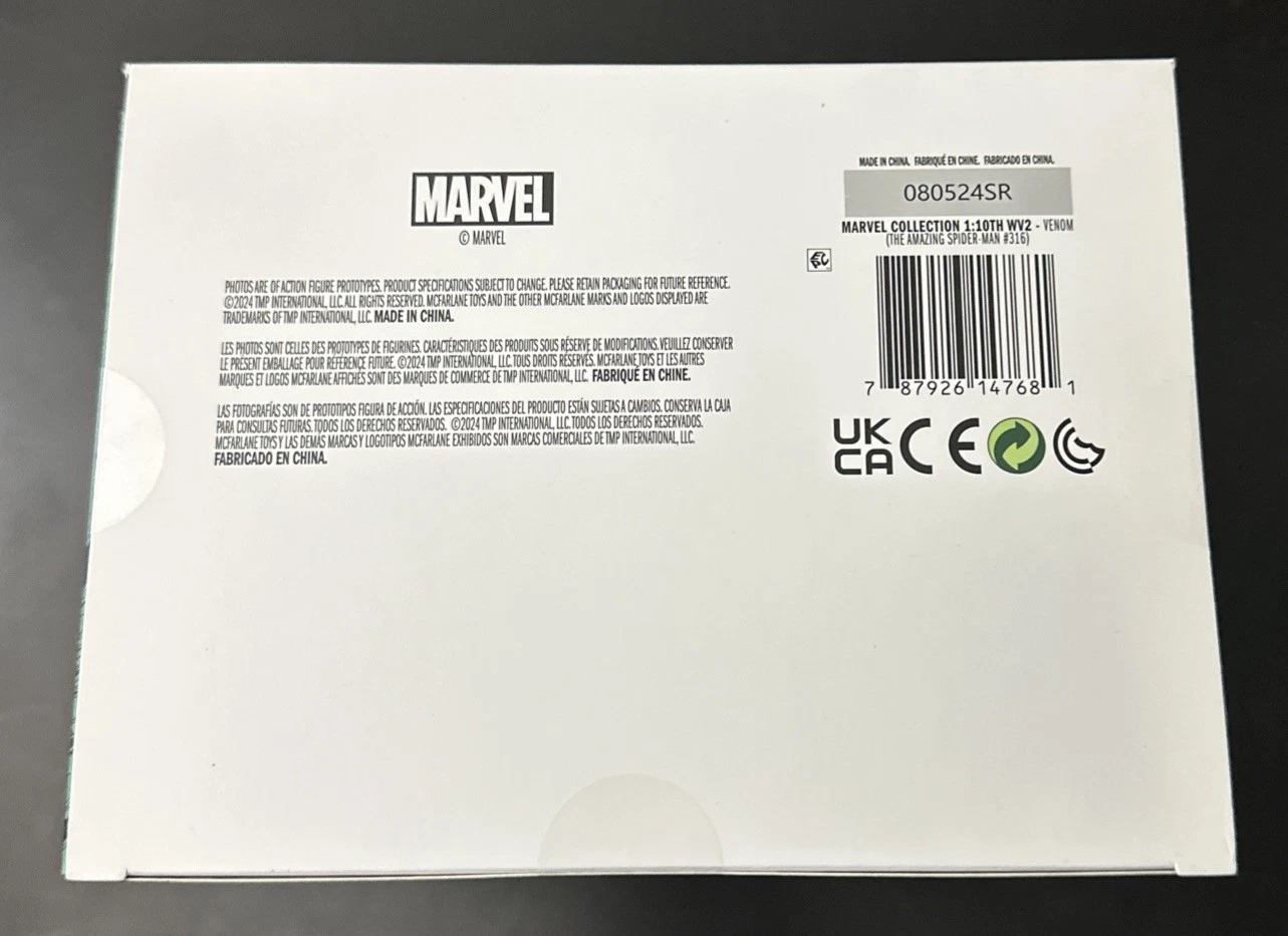McFarlane Marvel Venom Statue, The Amazing Spider-Man #316, Cracked Case Plastic - product detail image 8