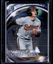 HESTON KJERSTAD 2020 BOWMAN DRAFT GLIMPSES OF GREATNESS RC BALTIMORE ORIOLES