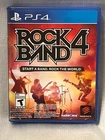 Rock Band 4 (PlayStation 4 PS4) Game ONLY NO Instruments Good Shape Free Ship
