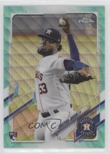 2021 Topps Chrome Aqua Wave Refractor 90/199 Cristian Javier #92 0ja4