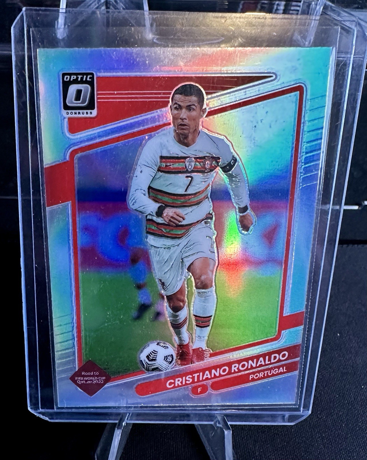 2021-22 Donruss Optic Road to Qatar - Cristiano Ronaldo Silver #116