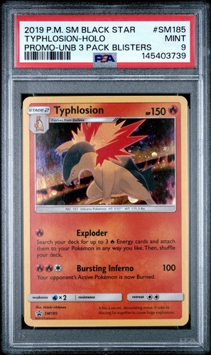 Typhlosion graded PSA 9 for sale on eBay