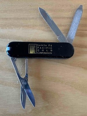Victorinox SANTE-FE PACIFIC GOLD CORP. Advertising Multi Tool Knife