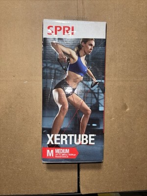 SPRI Xertube Resistance Bands Exercise Cords Medium w/ Door Attachment Brand New
