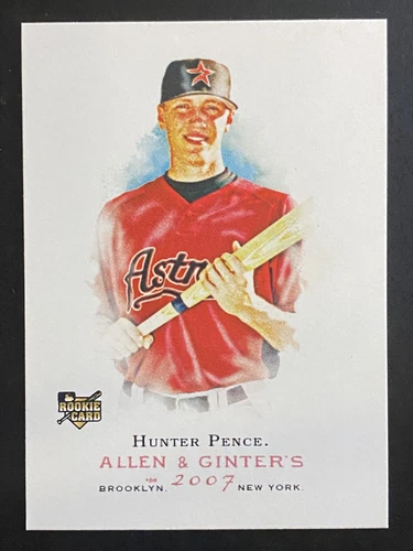 Hunter Pence 2007 Topps Allen & Ginter Rookie Card Houston Astros #119