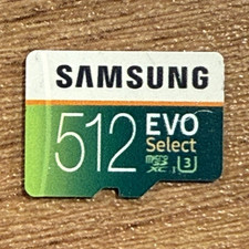 Samsung EVO Select 512GB microSDXC Card Class...