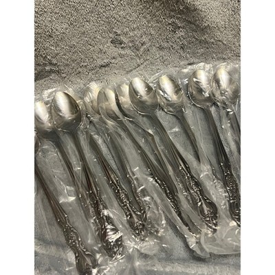 1847 Rogers Bros Eternally Yours Teaspoons Set of 11 Silverplate 7.25''