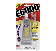 E6000 Jewelry And Bead Adhesive With 4 Precision Applicator Tips For Jewelry!