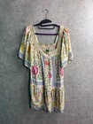 Robe courte fleurie bucolique bohème été Farm Rio floral mini dress bohemian