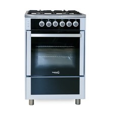 Inspired Cookers 60cm LPG Cooker IC60GPLW, White, Gas Fan Assisted, Mini Range