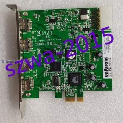 1pcs used unibrain Fireboard 800-e 1394b pcIe card #zc
