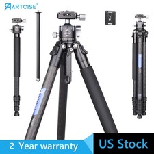 Carbon Fiber Tripod Compact Camera Tripod Monopod Travel Tripod with Ball Head