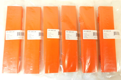 66M1C-OR Hinged Cover for Dynacom 66 Block - Orange - QUANTITY OF 6