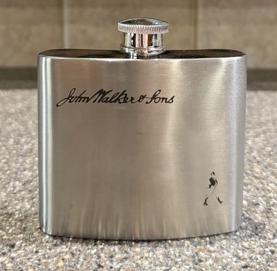 John Walker & Sons Keep Walking 5 Oz Stainless Steel Flask