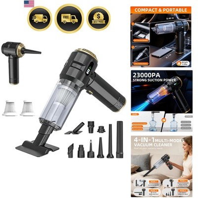 Cordless Handheld Vacuum Cleaner 23000Pa Powerful Car Home Mini Portable