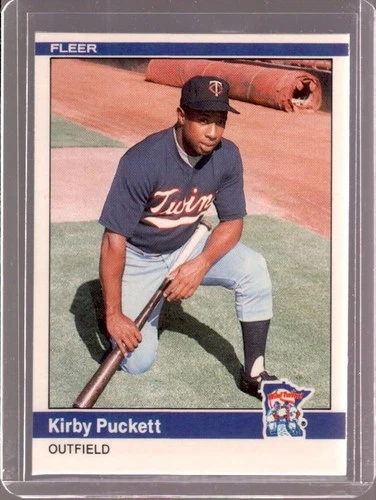 KIRBY PUCKETT 1984 Fleer Update #U-93 XRC Rookie RC Minnesota Twins