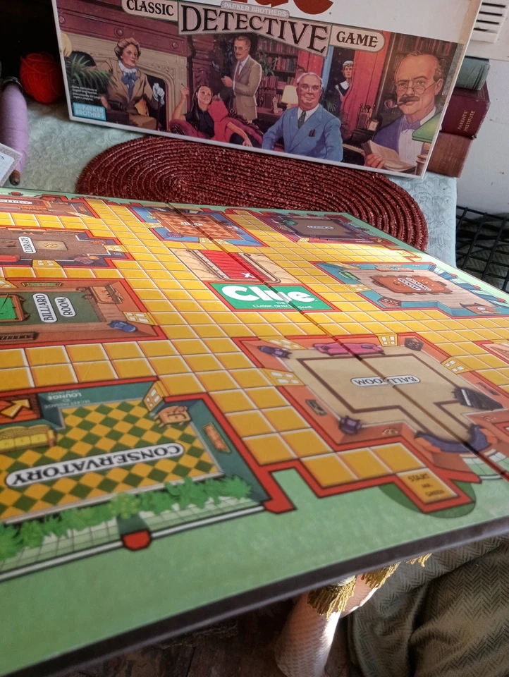 Vintage 1986 CLUE Detective Board Game Parker Brothers Murder Mystery Complete - Image 4 of 4
