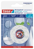 Tesa Powerbond Montageband FüR Fliesen/Metall 19 Mm X 1,5 M