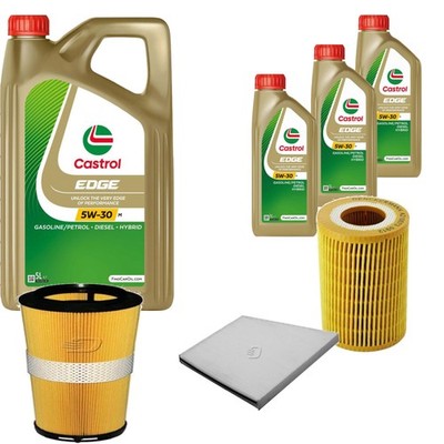 Inspektionspaket Castrol EDGE 5W-30 M Engine 8L für Mercedes E-Klasse
