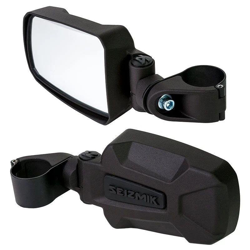 Seizmik Pursuit Side View Aluminum Mirrors For 1.75? Round Tube 56-18071 - Image 3 of 4