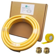 Flexible Gas Pipe Kit 22mm Length 15m Alternative to Flexigas, Tracpipe, Gastite