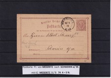 AC753) Dt Reich Ganzsache P 1 aus Auflösung Spezialsammlung - Detail siehe Scans