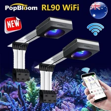 PopBloom WiFi Control 200W Reef LED Aquarium Light Full Spectrum Coral Reef Tank