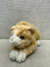 John Lewis ginger tabby cat kitten soft toy plushie teddy plush toy