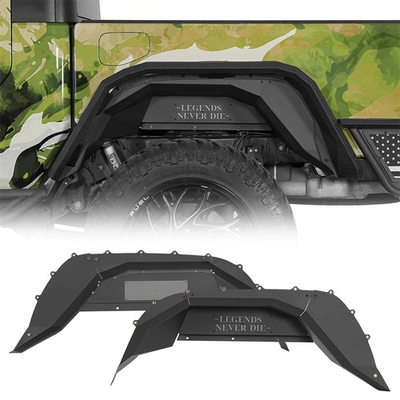 #ad 2pcs Aluminum Rear Inner Fender Liner Guard Set fit 2020 2026 Jeep Gladiator JT $149.00