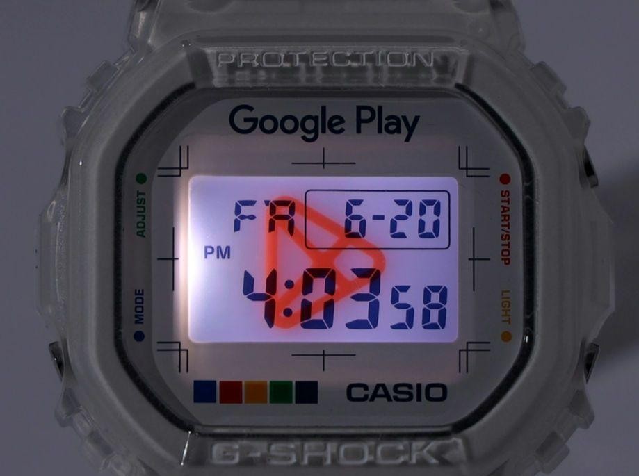 G-SHOCK DW 5600UE コラボモデル Google Play Casio G-Shock DW-5600UE Google Play BEAMS Special Collab Limited