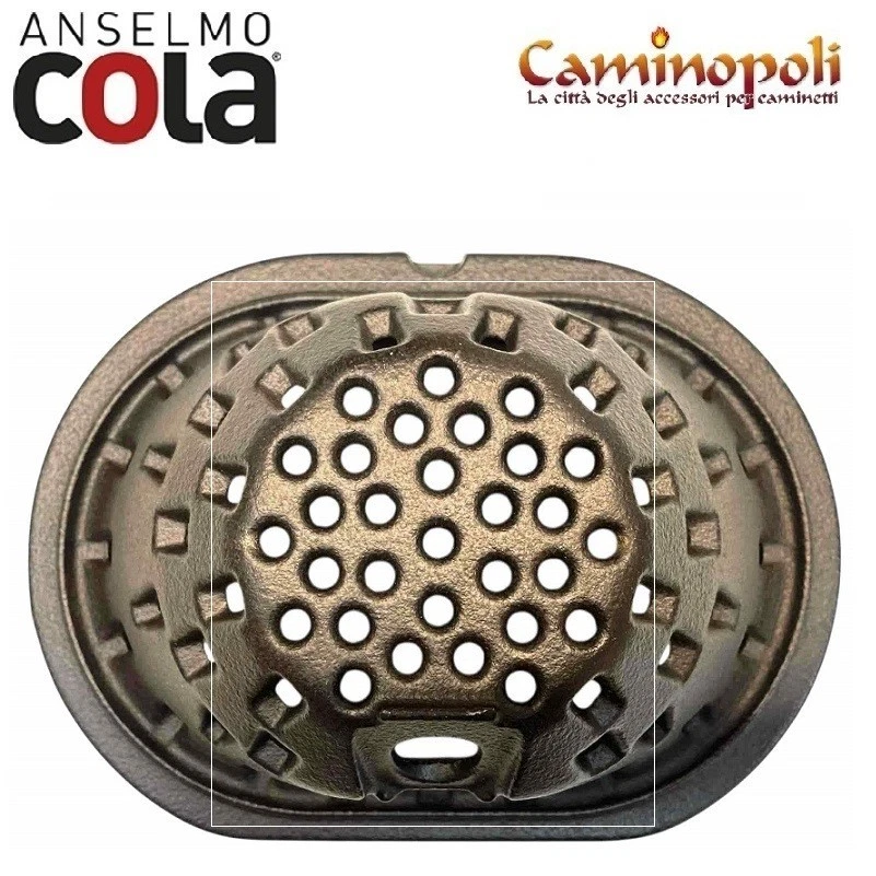 Crogiolo Braciere OVALE in ghisa Stufa a Pellet Anselmo Cola Ferroli - Immagine 2 di 4