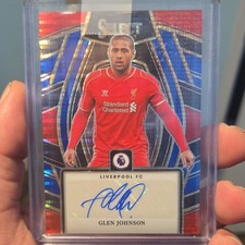 Panini Prizm Premier League Signatures Glen Johnson #S-GJ Liverpool 2023-24