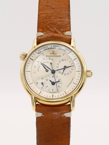 Jaeger-LeCoultre Vintage Master Geographic 169.1.92 18KY Gold World Time - 7662