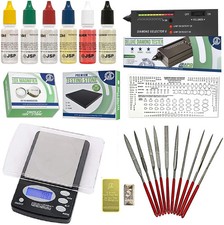 Gold Silver Platinum Diamond Jewelry Tester Appraisal Kit 10K 14K 18K 22K 24K...