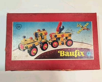 Vintage Baufix Wooden Toy Construction Set - No. 1 - West Germany