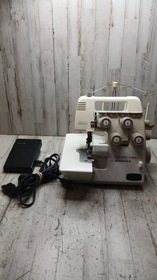 Vintage Bernina Bernette Electronic 334DS Serger Sew Machine & Pedal -Parts Only
